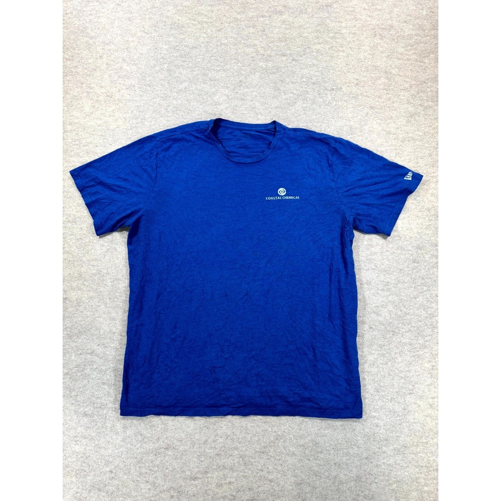 Coastal Chemical New Era T Shirt Mens Blue Logo Short Sleeve Casual Crew Neck M